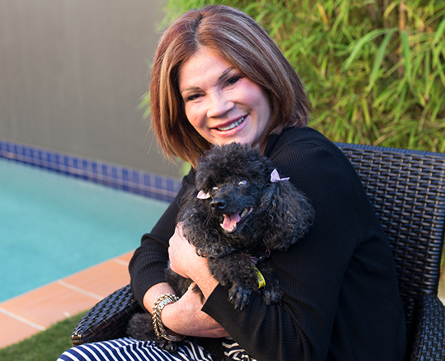 Tracey with Jemma living a happy life